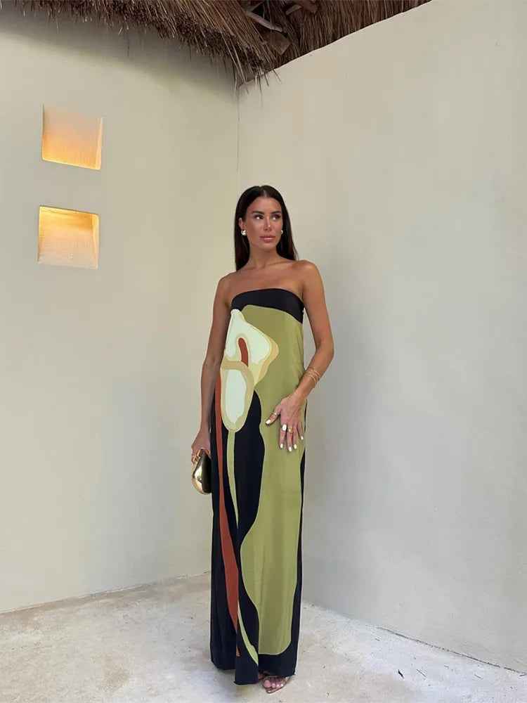 Galina -  Classic Maxi Dress for Summer