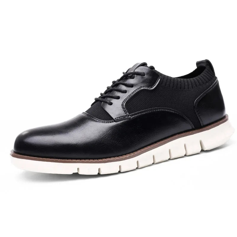 Caruso - Lace Up Leather Sneakers