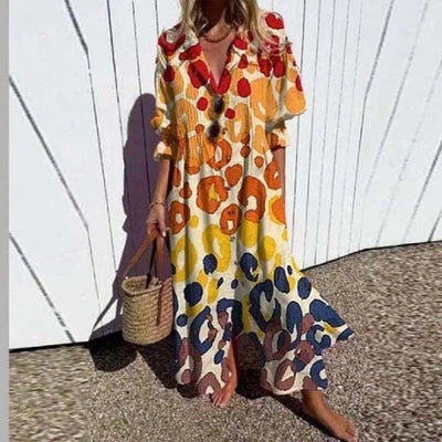 LUCIA | VIBRANT ARTISTE MAXI DRESS