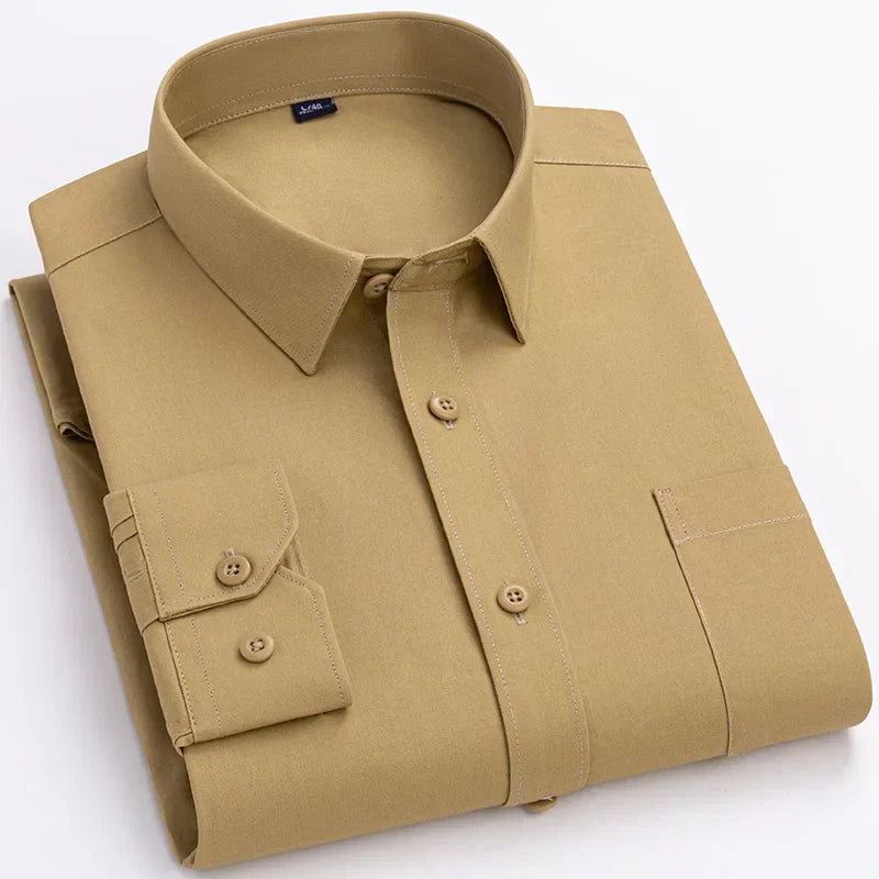 Formaro – Men’s Solid Tactical Dress Shirt