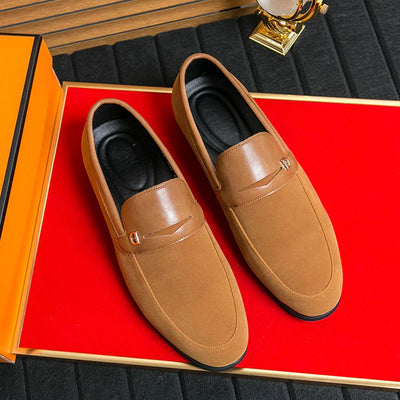 Didier Poulain Slip-On Leather Loafers