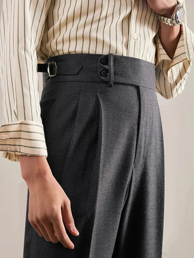 Leone Ricci Pleated Business Casual Pants