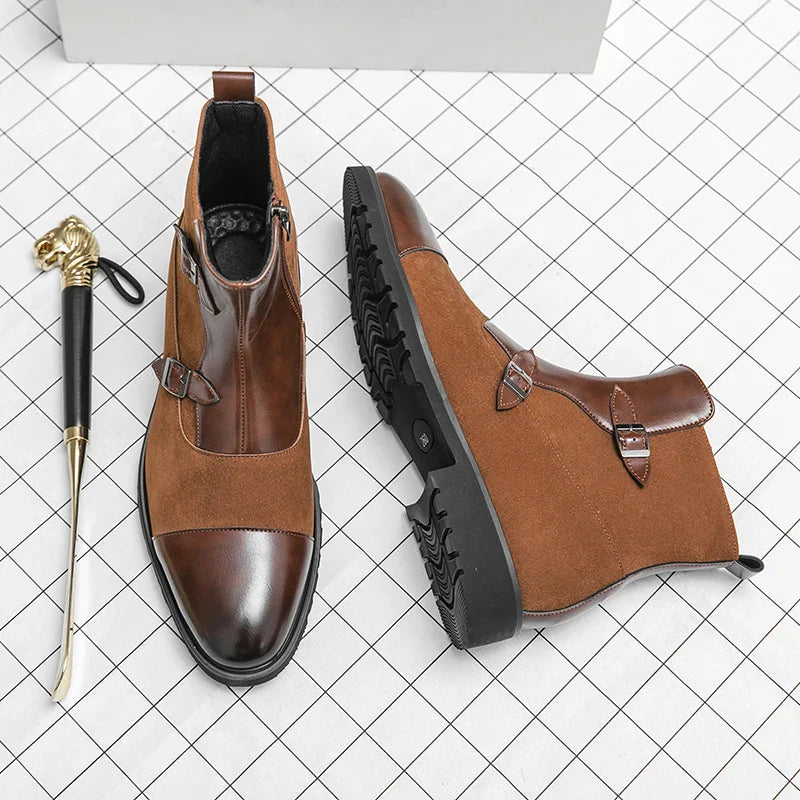 Cedric Leblanc Combat Chelsea Boots