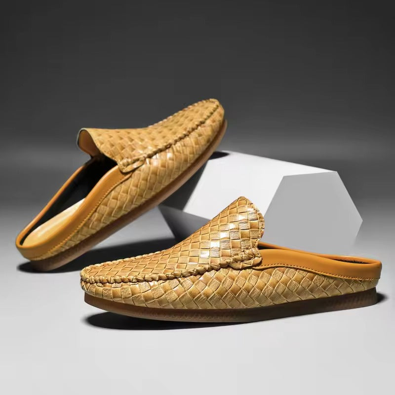 Men's Woven Half Slip Loafers