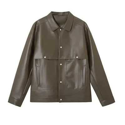 Hamilton Crest Leather Vintage Jacket