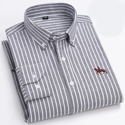 Cavalleri – Men’s Embroidered Oxford Shirt