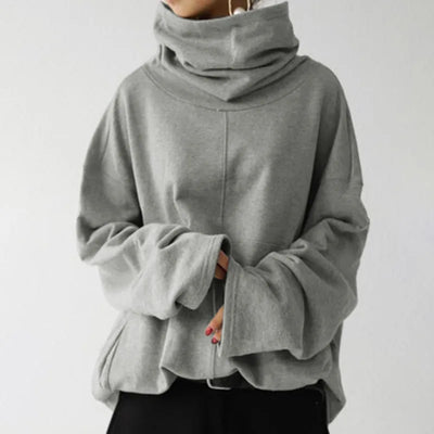 Avencea | Oversized Cozy Sweater with Cowl Neck
