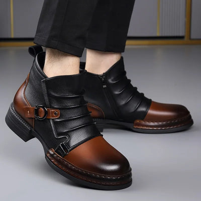Centaur Leather Ankle Boots