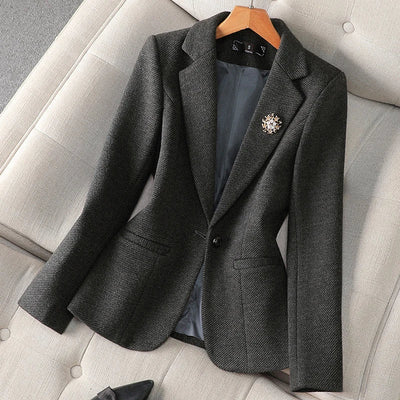 Barbara One-Button Blazer