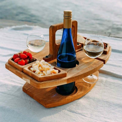 Vinthentic Alder Picnic Wine Tray