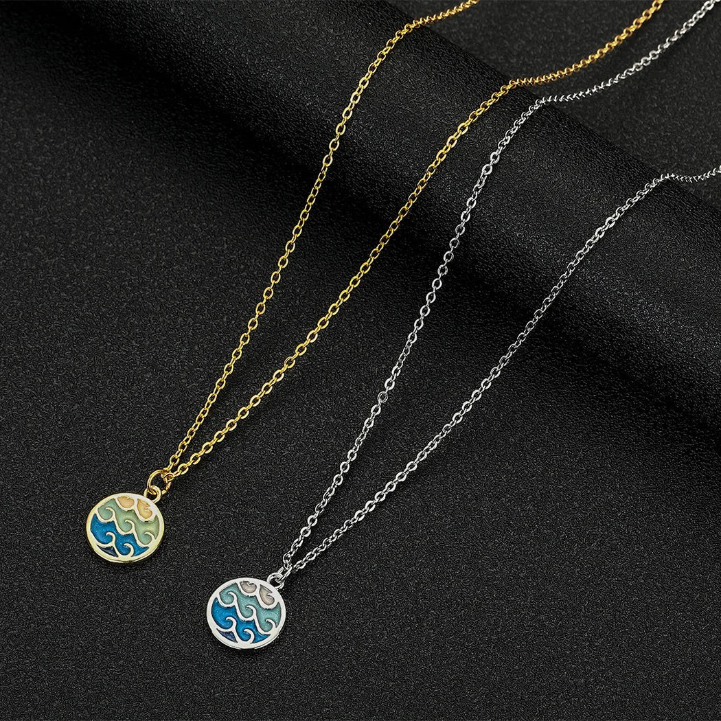 Aurélia | Golden Wave Necklace