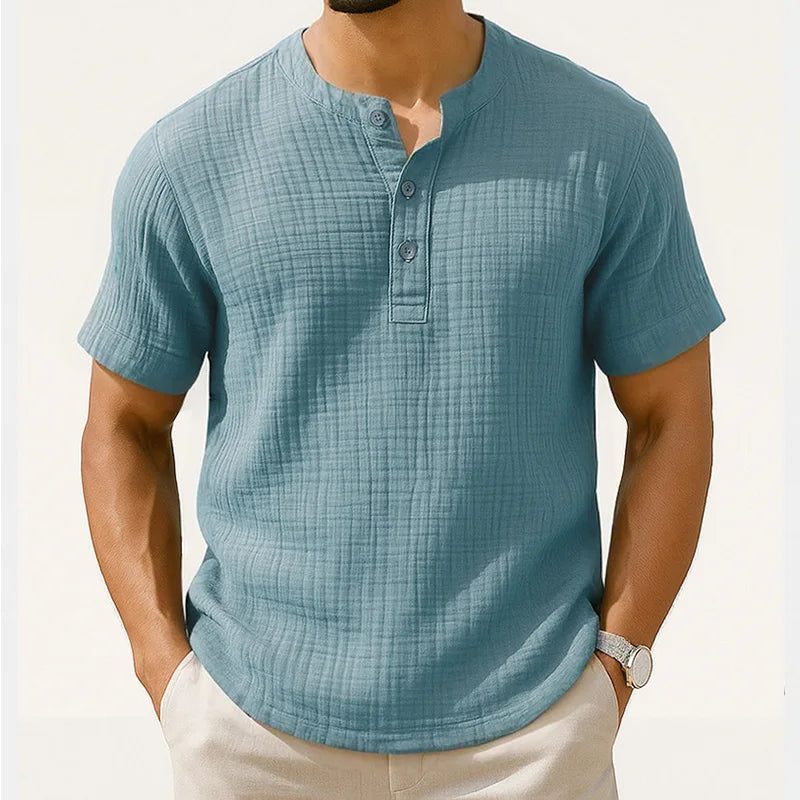 Marzio - Pleated Cotton Shirt