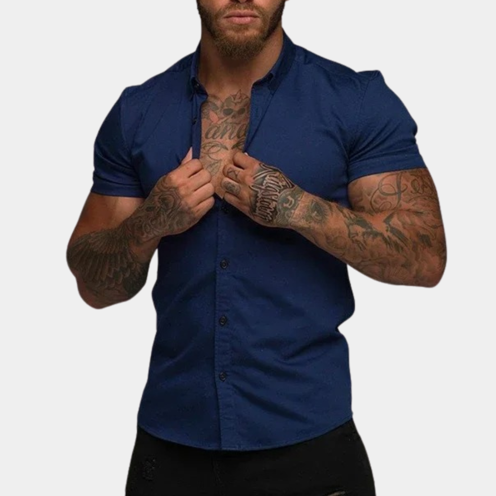 Avencea - Short Sleeve Shirt for Men