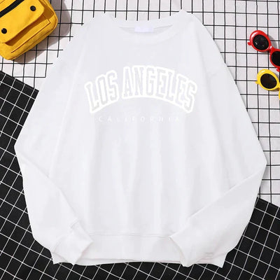 Women’s Oversized Sweatshirt – Cotton Blend – Graphic Front – Crew Neck – Long Sleeve