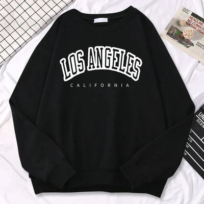 Women’s Oversized Sweatshirt – Cotton Blend – Graphic Front – Crew Neck – Long Sleeve