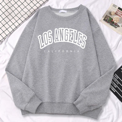 Women’s Oversized Sweatshirt – Cotton Blend – Graphic Front – Crew Neck – Long Sleeve