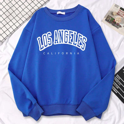 Women’s Oversized Sweatshirt – Cotton Blend – Graphic Front – Crew Neck – Long Sleeve
