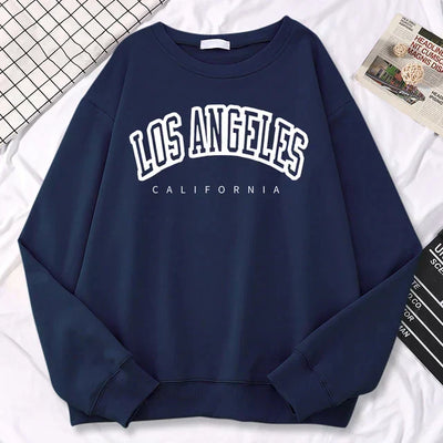 Women’s Oversized Sweatshirt – Cotton Blend – Graphic Front – Crew Neck – Long Sleeve
