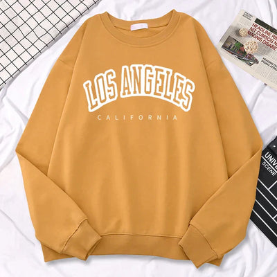 Women’s Oversized Sweatshirt – Cotton Blend – Graphic Front – Crew Neck – Long Sleeve
