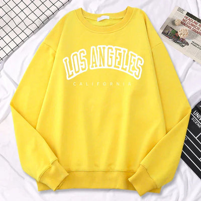 Women’s Oversized Sweatshirt – Cotton Blend – Graphic Front – Crew Neck – Long Sleeve