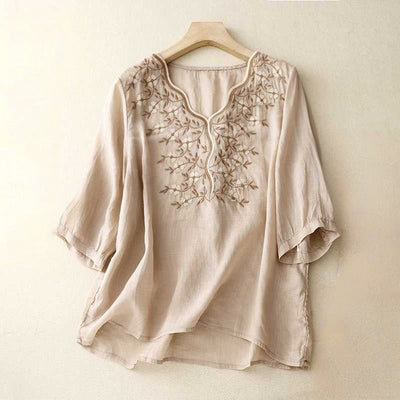 CHARLOTTE LINEN BLOUSE
