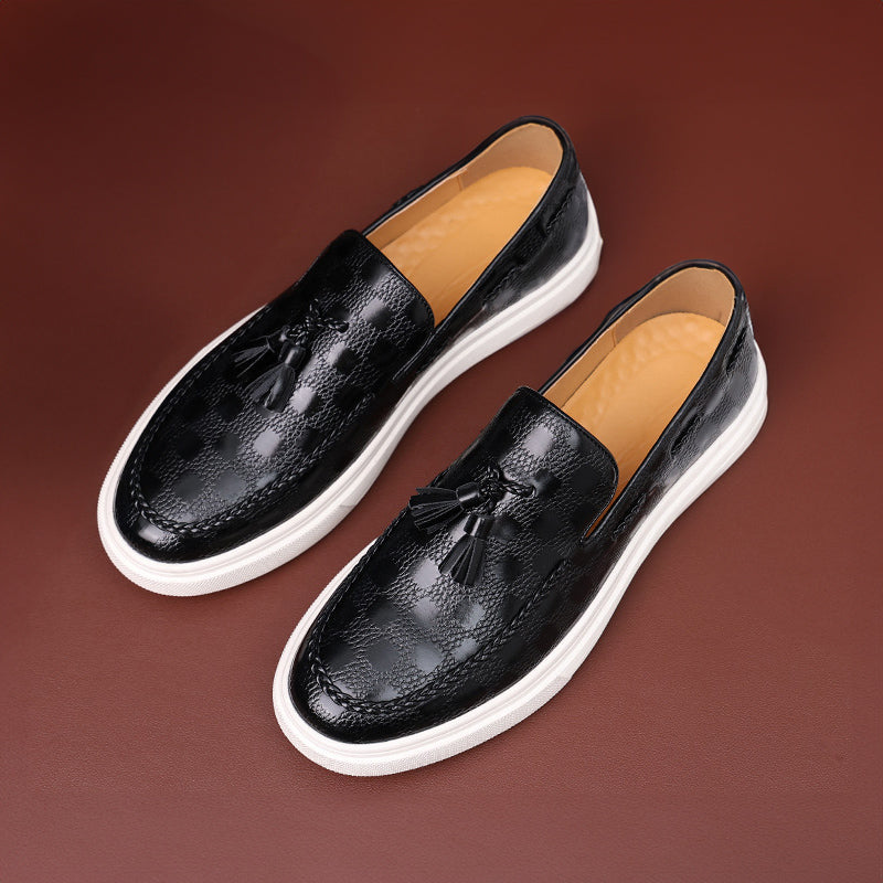 Willow Embossed Texture Loafers