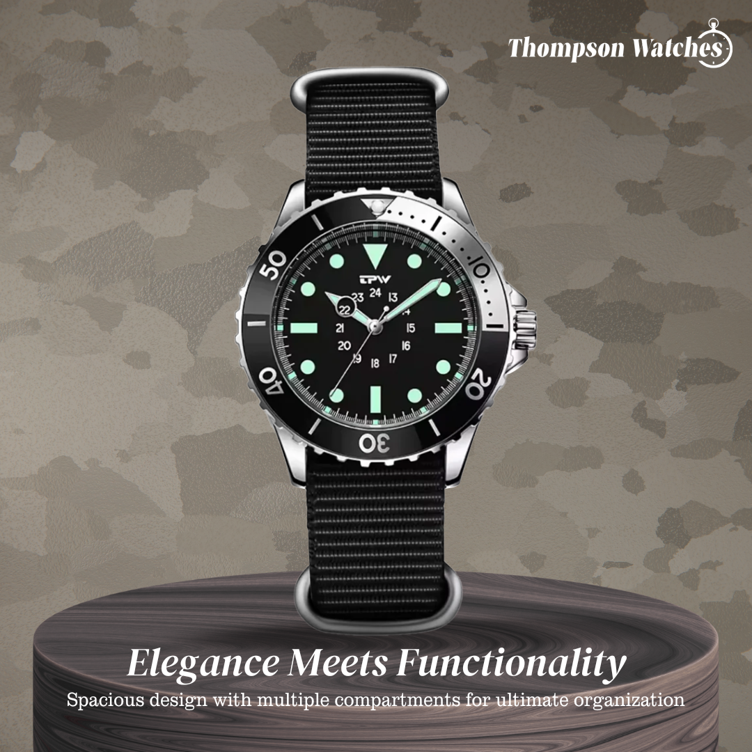 Robert | Classic Diver’s Watch with Luminous Markers