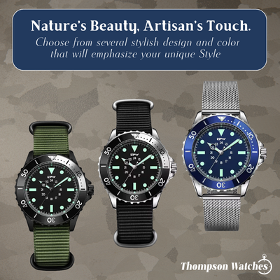 Robert | Classic Diver’s Watch with Luminous Markers