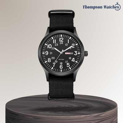 Thomas | Minimalist Field Watch with Functional Strap