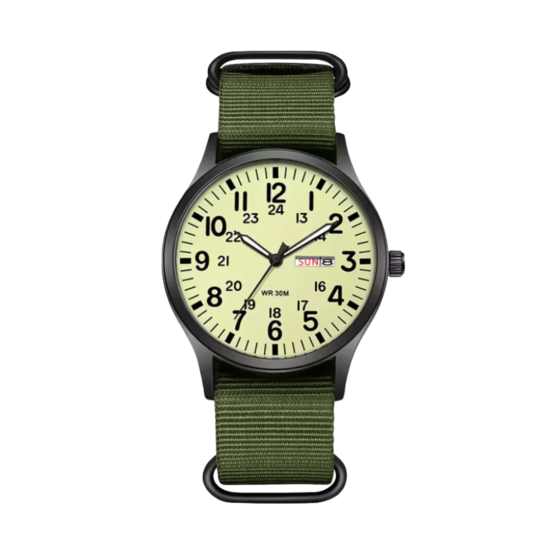 Thomas | Minimalist Field Watch with Functional Strap