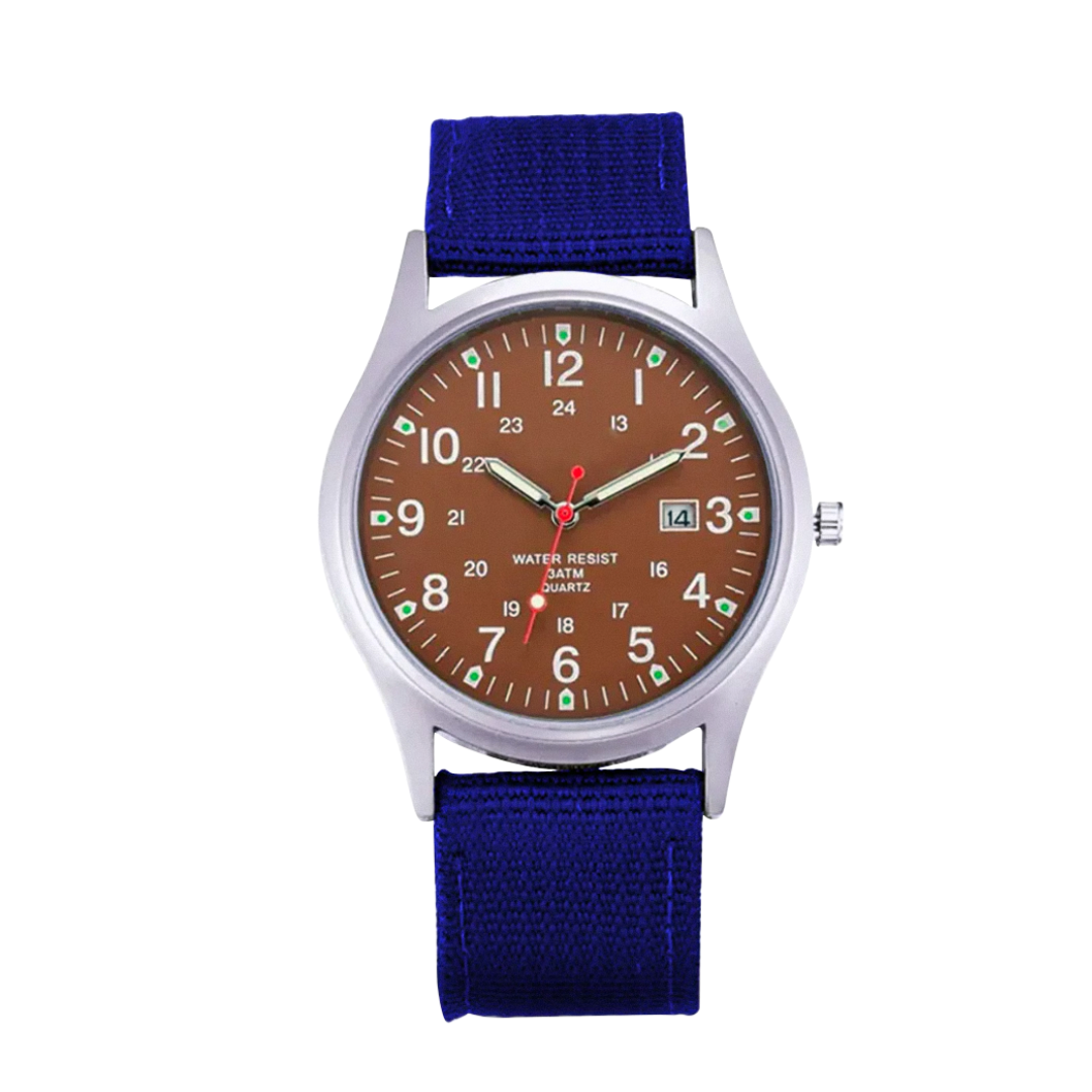 Mateo | Rugged Field Watch with Durable Canvas Strap