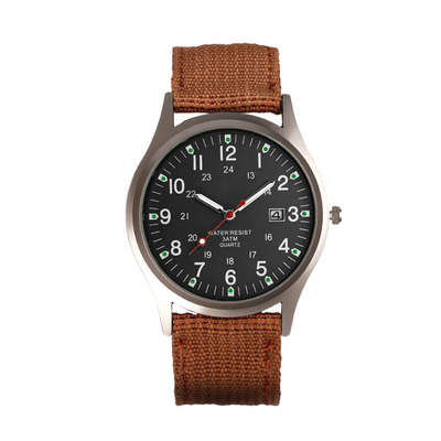 Mateo | Rugged Field Watch with Durable Canvas Strap