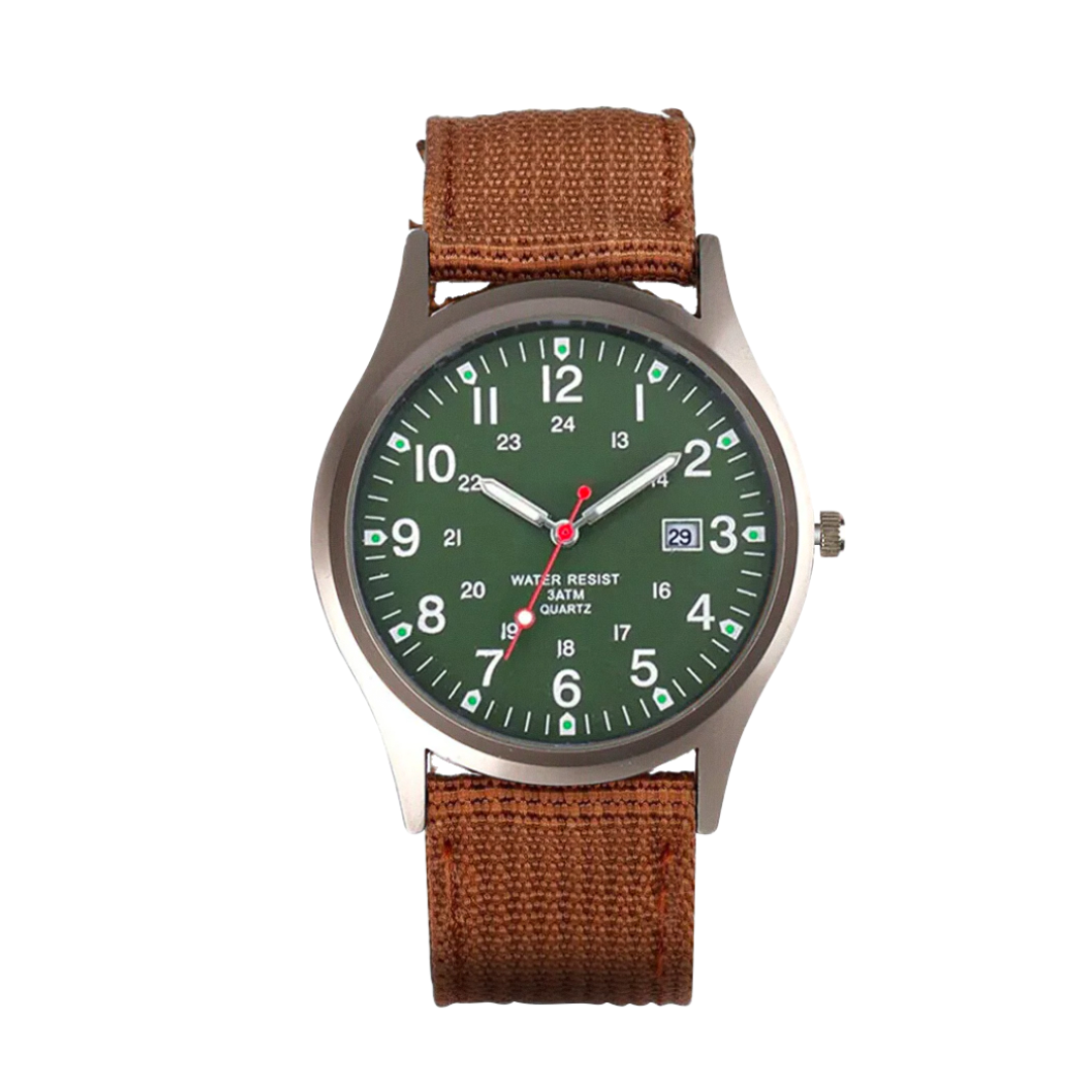 Mateo | Rugged Field Watch with Durable Canvas Strap