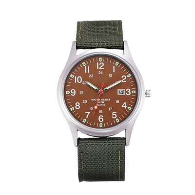 Mateo | Rugged Field Watch with Durable Canvas Strap