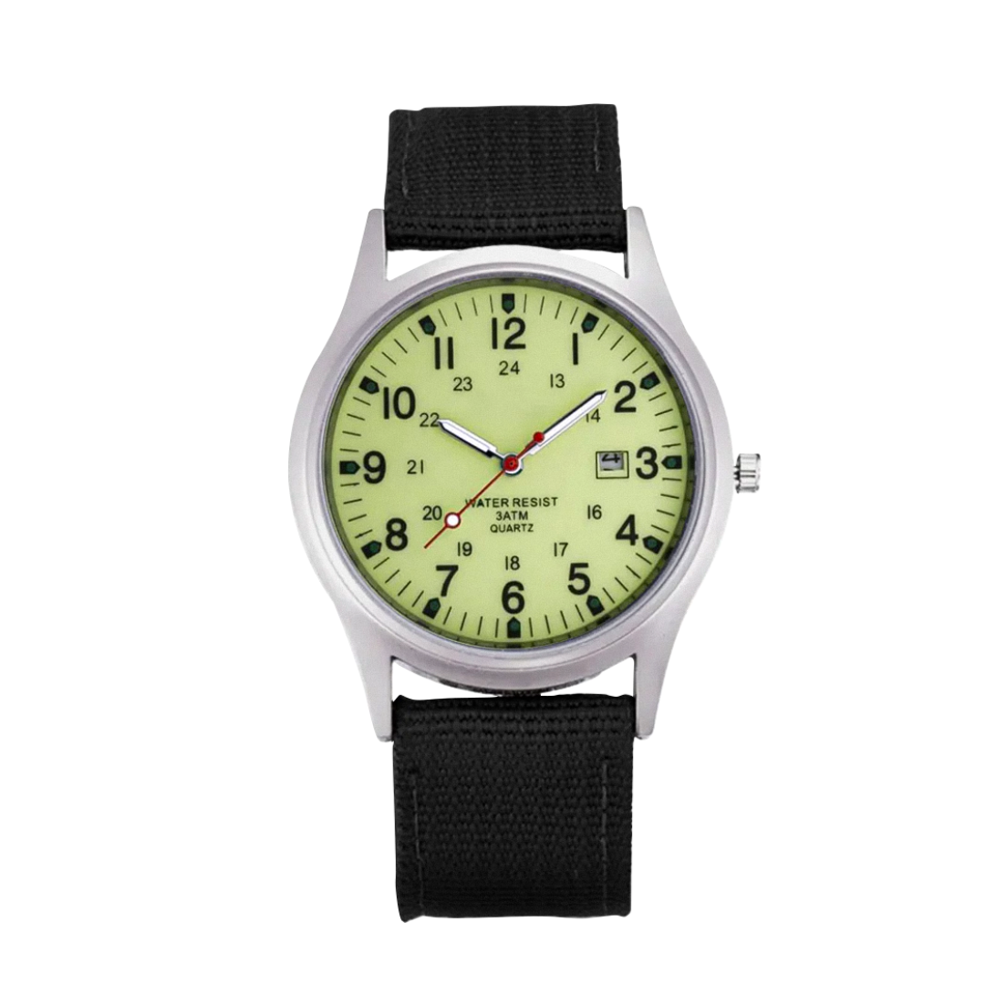 Mateo | Rugged Field Watch with Durable Canvas Strap