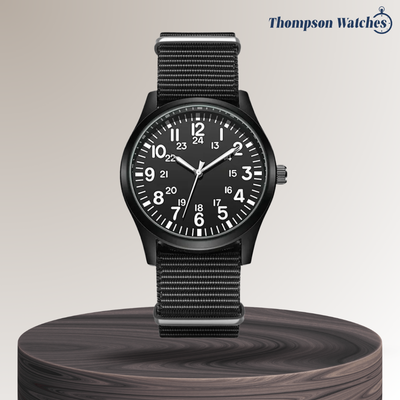 Nicolas | Luminous Field Watch with Tactical Strap