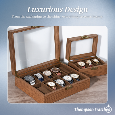 Marcellus | Octagonal Wooden Watch & Jewelry Display Case