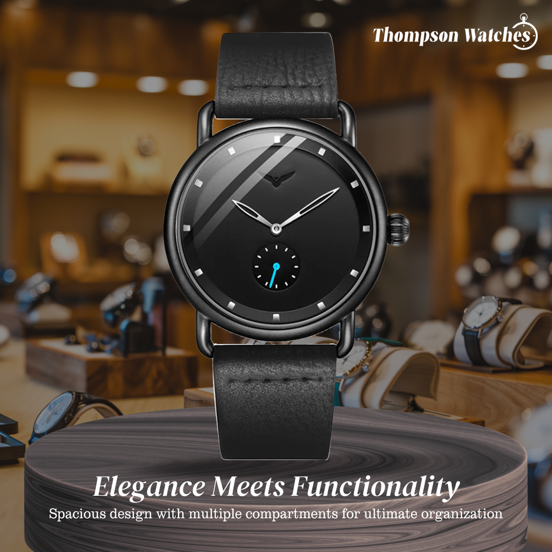 Caleb | Sleek Minimalist Leather Watch