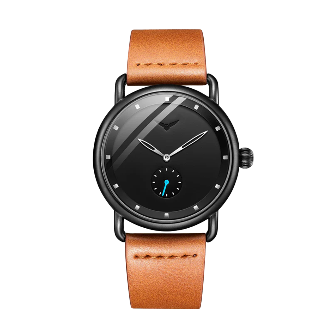 Caleb | Sleek Minimalist Leather Watch