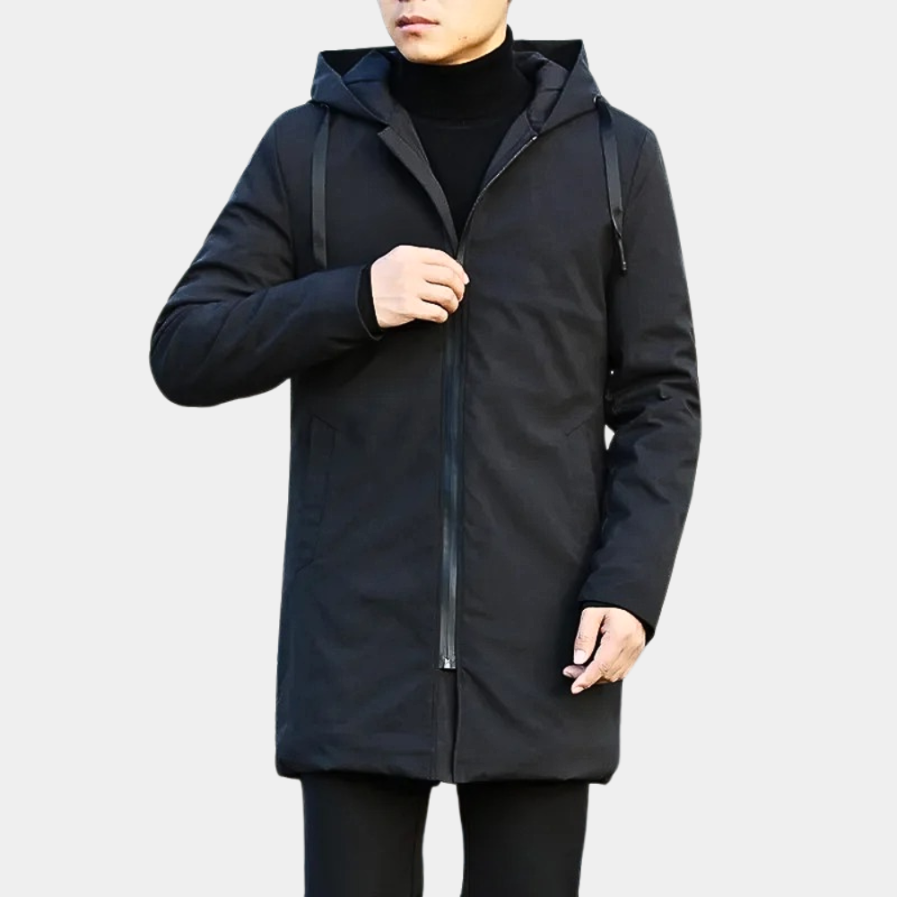 Avencea - Stylish Long Men's Coat