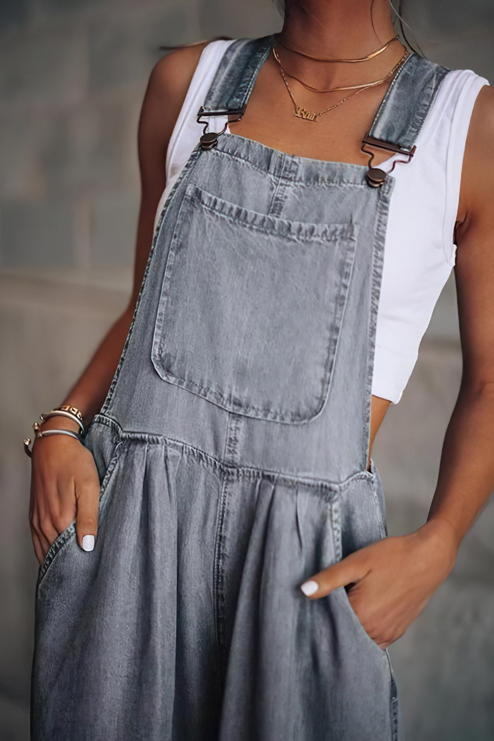 Avencea - Denim Jumpsuit