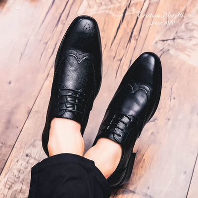 Roberto Santoro™ Genuine Leather Oxford Shoes