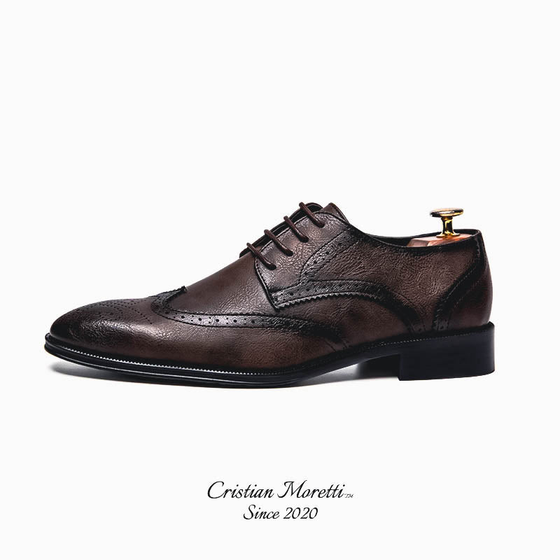 Roberto Santoro™ Genuine Leather Oxford Shoes