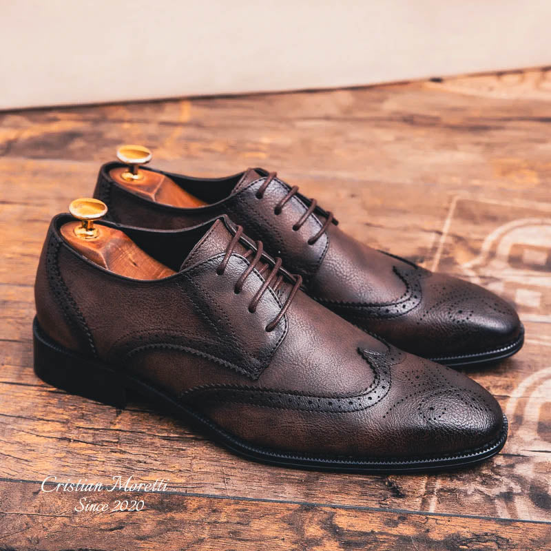 Roberto Santoro™ Genuine Leather Oxford Shoes