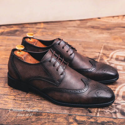 Roberto Santoro™ Genuine Leather Oxford Shoes