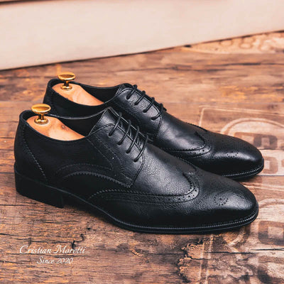 Roberto Santoro™ Genuine Leather Oxford Shoes