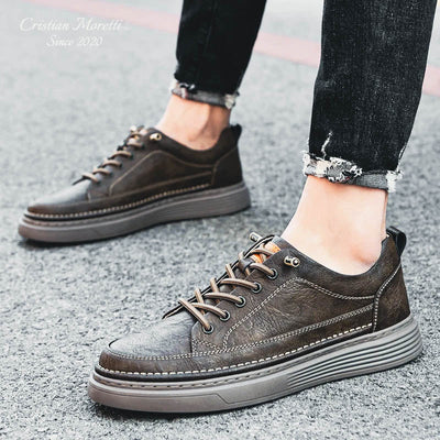 Vincenzo Giuliani™ Genuine Leather Sneakers