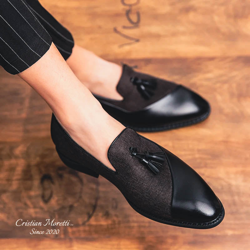 Roberto Barbieri™ Premium Leather Slip-On Shoes