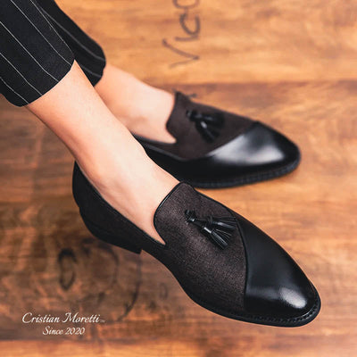 Roberto Barbieri™ Premium Leather Slip-On Shoes