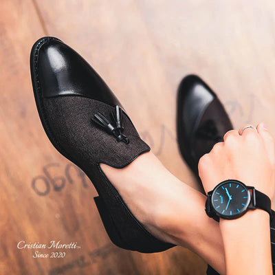 Roberto Barbieri™ Premium Leather Slip-On Shoes